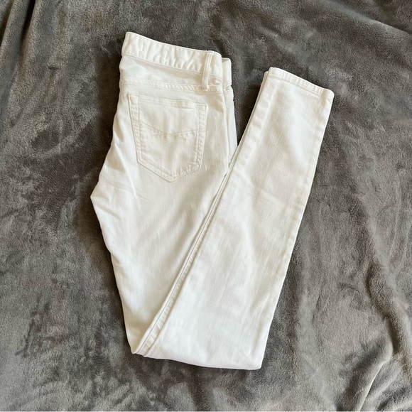 NWT 1969 Gap Always Skinny Skimmer White Jeans 24/00 - Picture 4 of 6
